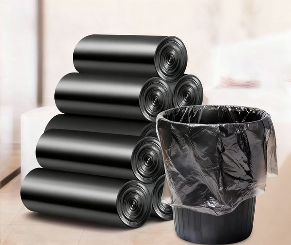 10roll Garbage Bags,  45 x 55cm, Black, 50pcs/roll, 0.5mil