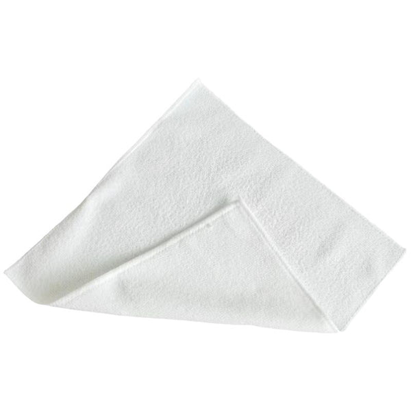 10-PCs Package Eco Face Towel, 100% Cotton, 12x12, White, GSM350, 0.07lbs/30g