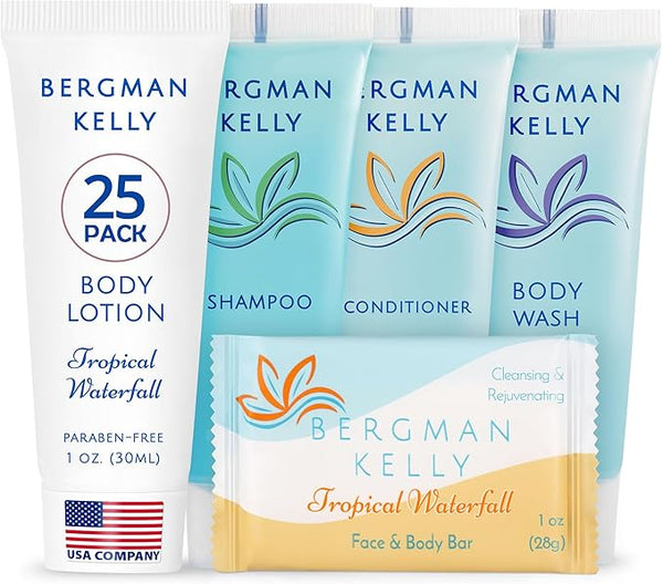 5-Piece Set: Bar Soap, Shampoo, Conditioner, Body Lotion & Body Wash