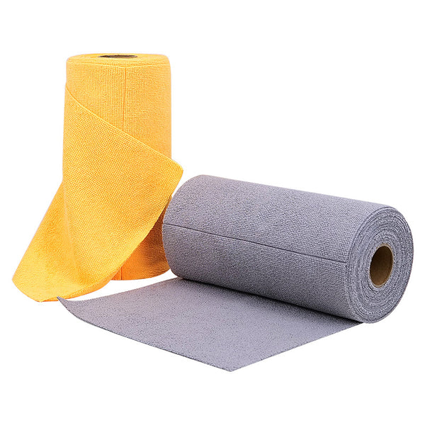 1 Roll(20 Sheets), 9.84"x9.84", Reusable Microfiber Towel Roll