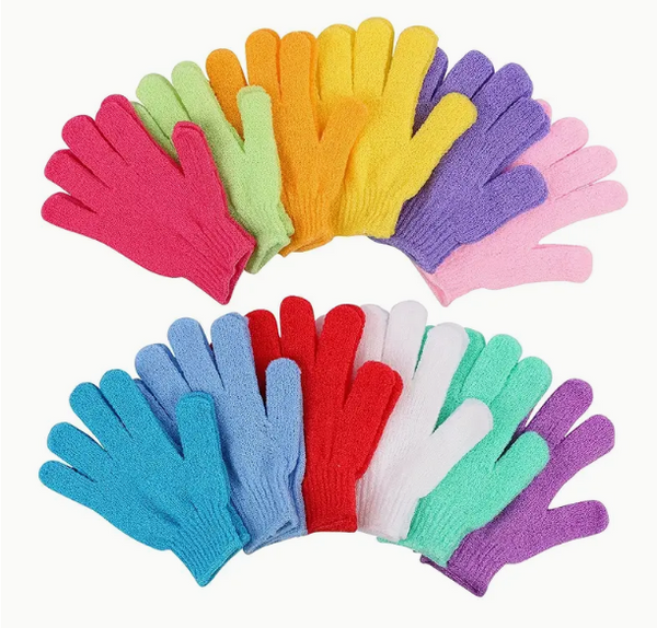 20pcs Exfoliating Shower Gloves
